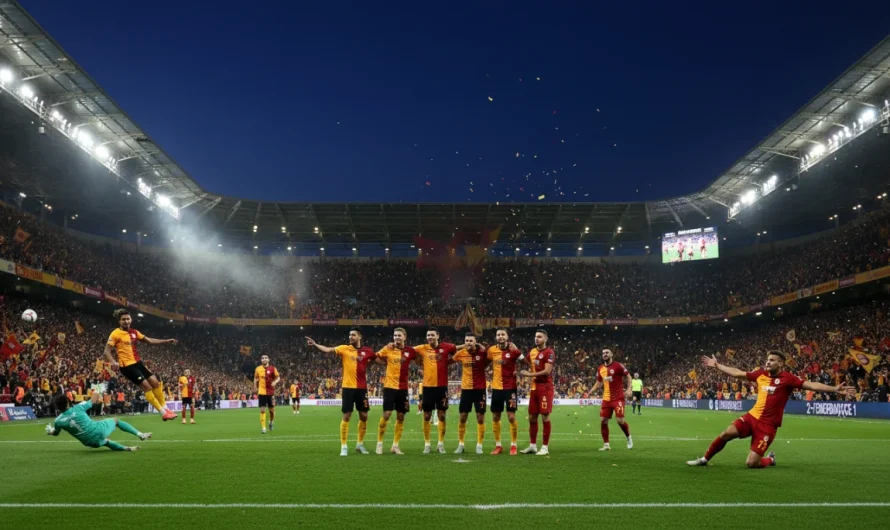 Galatasaray, Fenerbahçe’yi 3-0 Yenerek Şampiyonluk İçin İleri Adım Attı